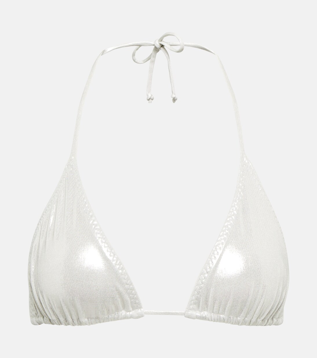 Bikini triangle métallisé | Norma Kamali
