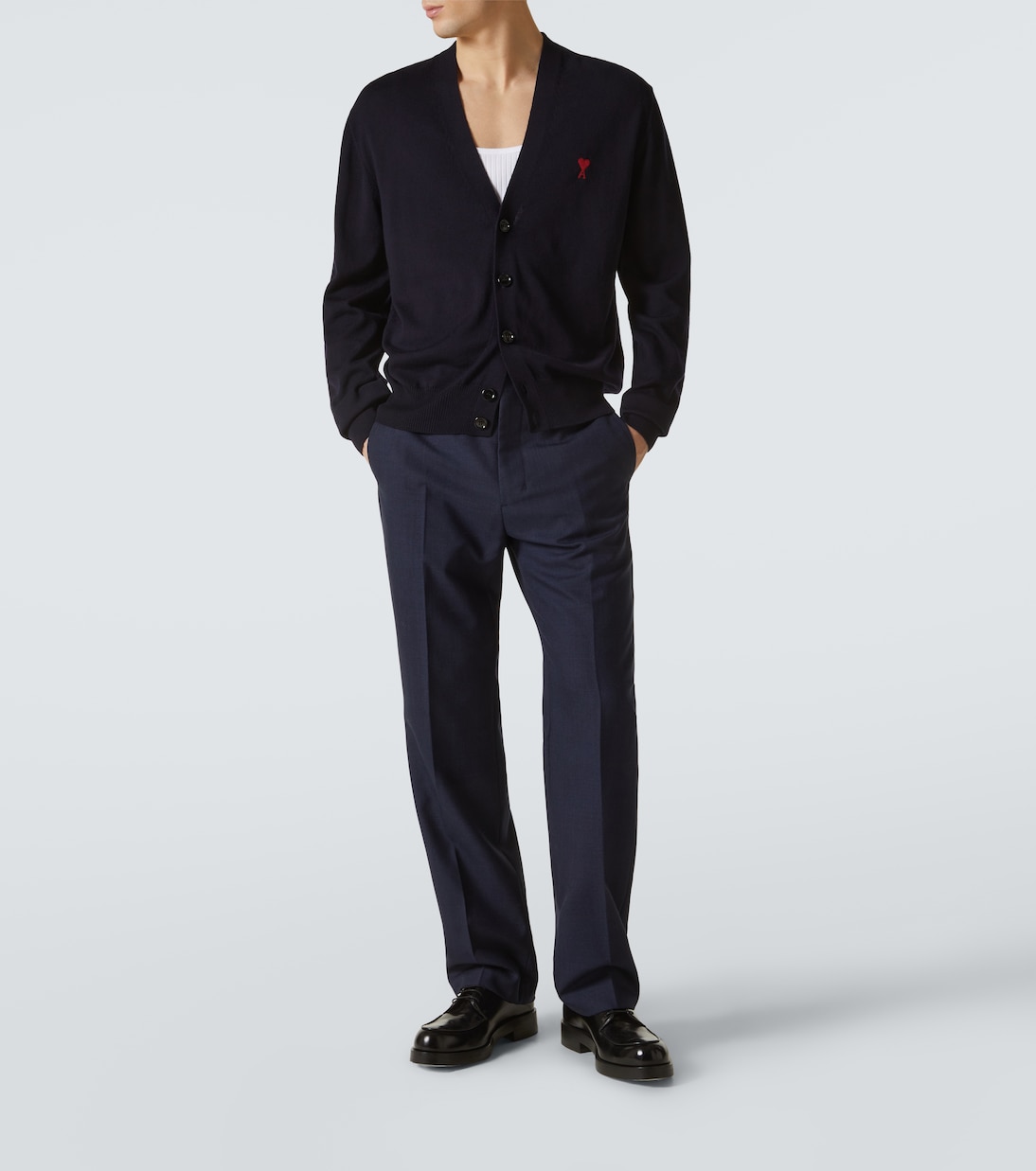 Ami De Cœur wool cardigan | Ami Paris