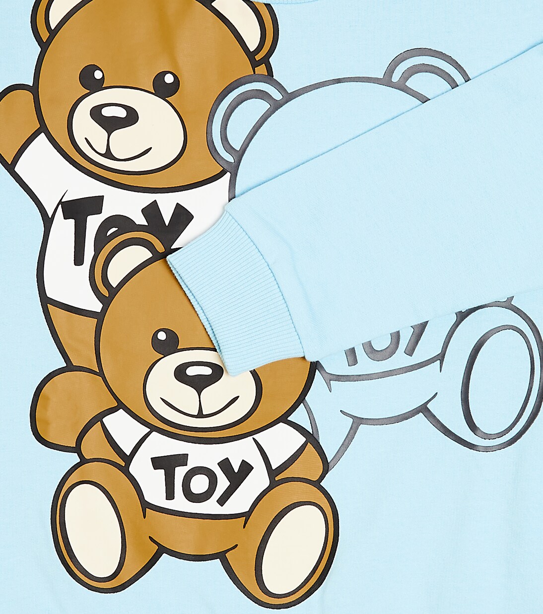 Baby Teddy Bear cotton jersey sweatshirt | Moschino Kids