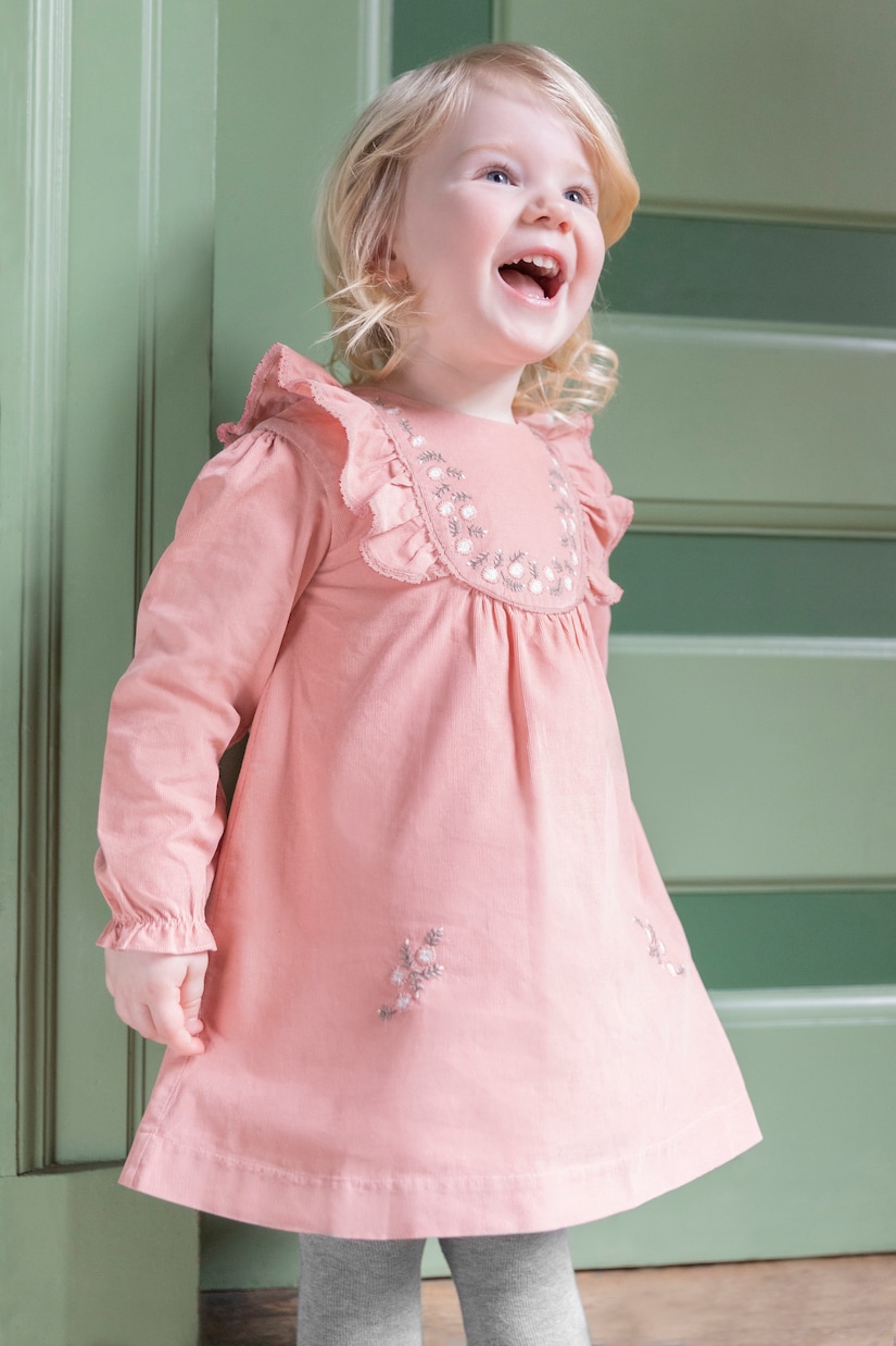 Baby - Abito in cotone con ricamo e stampa | Tartine et Chocolat