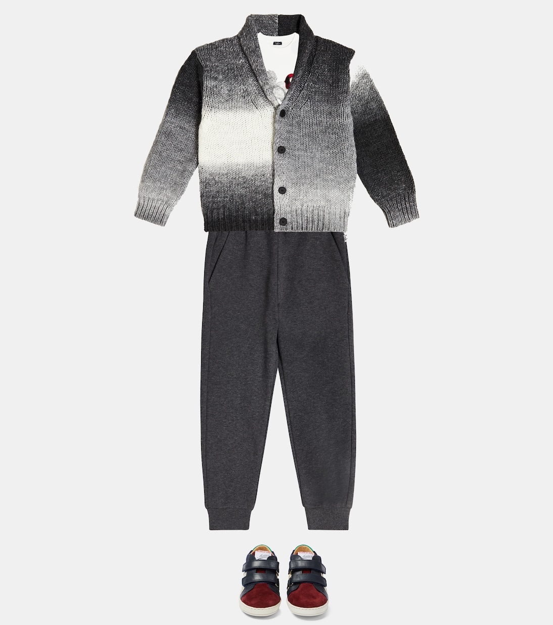 Mousse Easy Top leather and suede sneakers | Pom d'Api