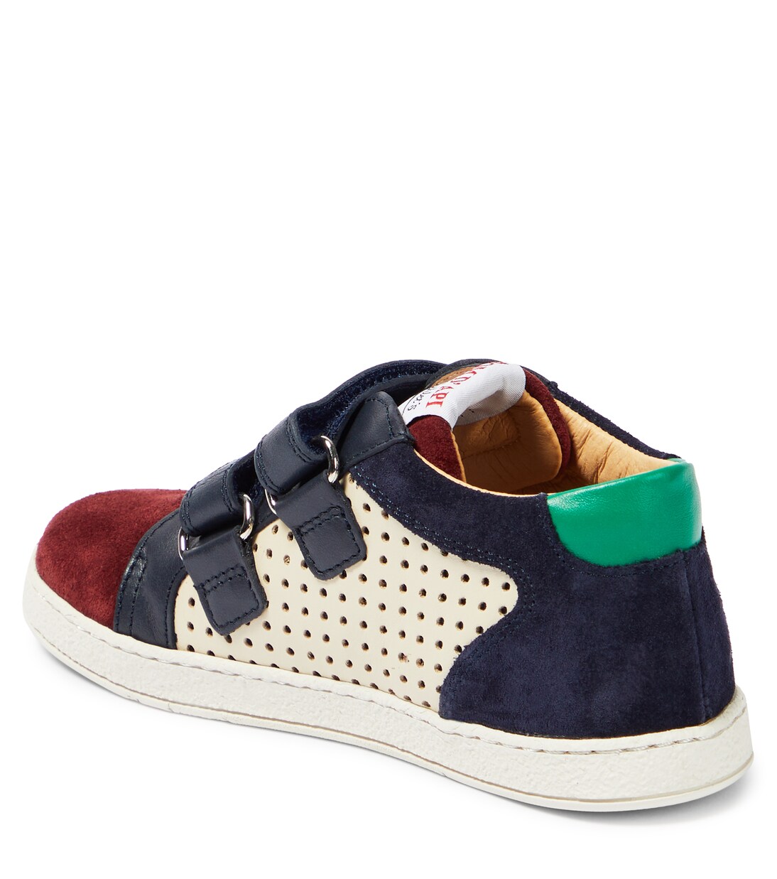 Mousse Easy Top leather and suede sneakers | Pom d'Api