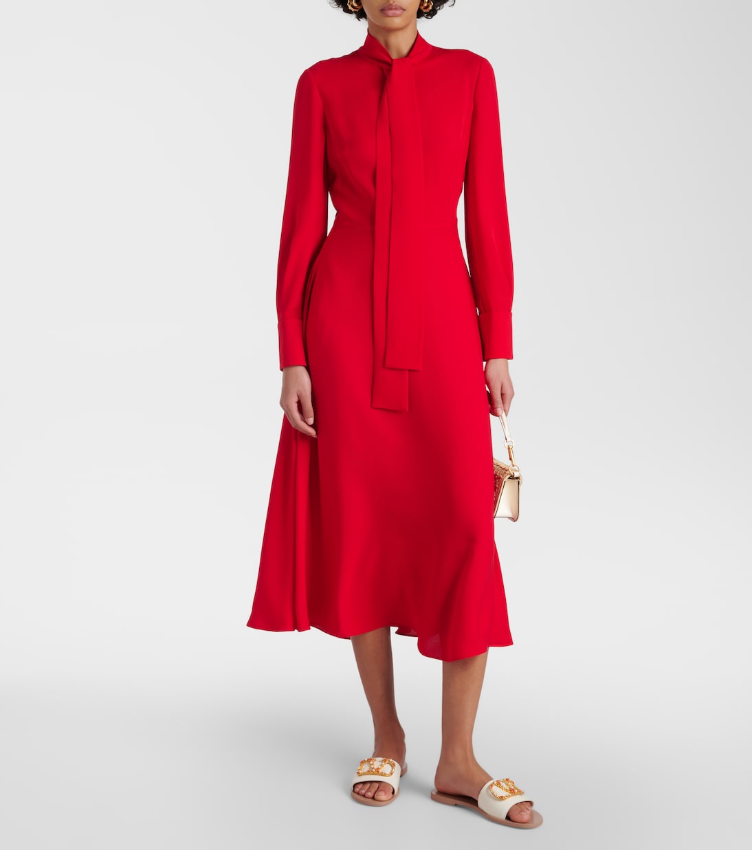 Verzierte Pantoletten VLogo Signature aus Leder | Valentino Garavani