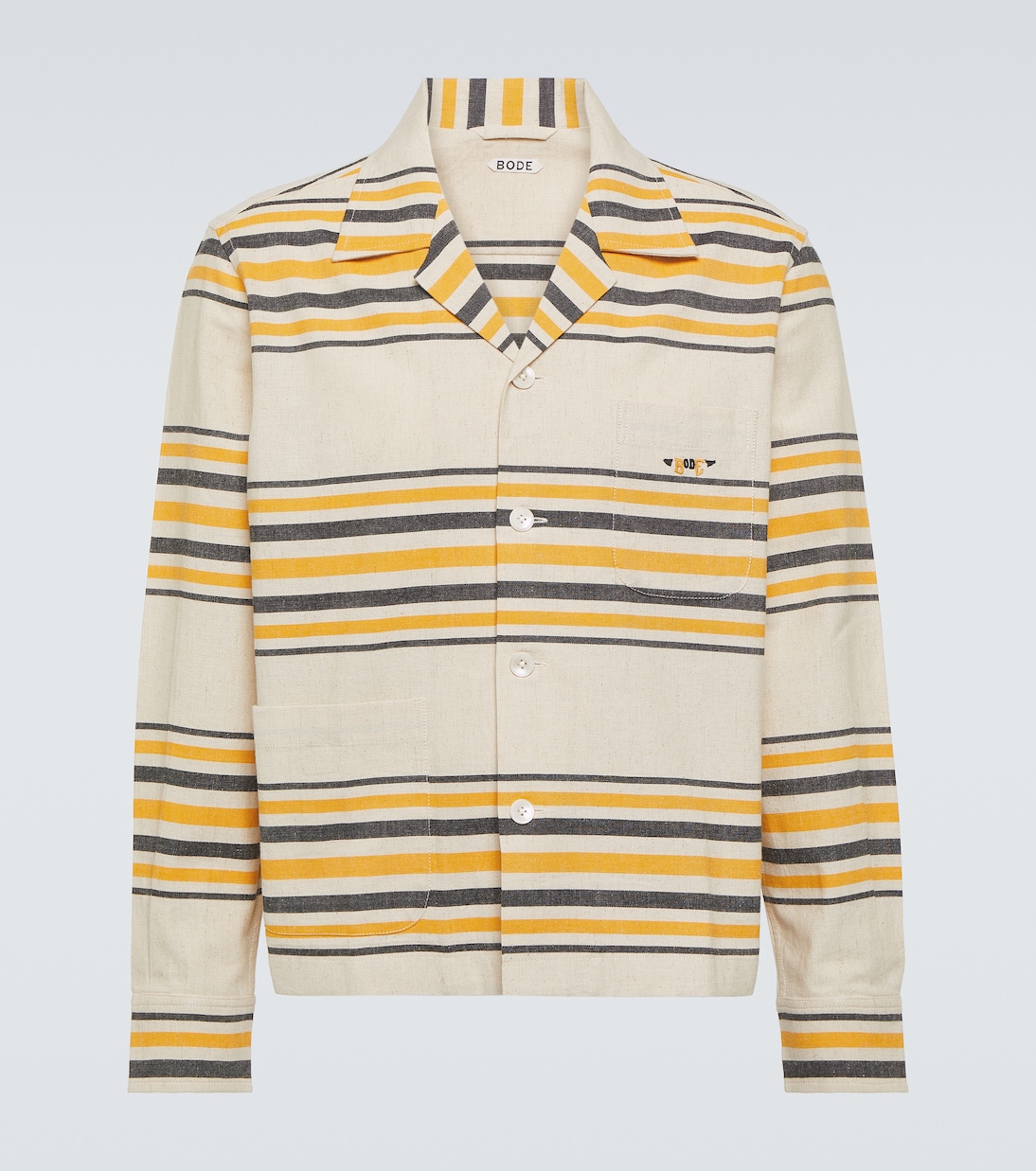 Namesake striped cotton shirt | Bode