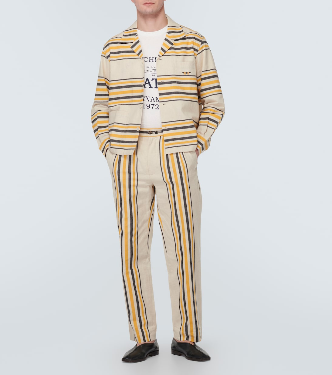 Namesake striped cotton shirt | Bode