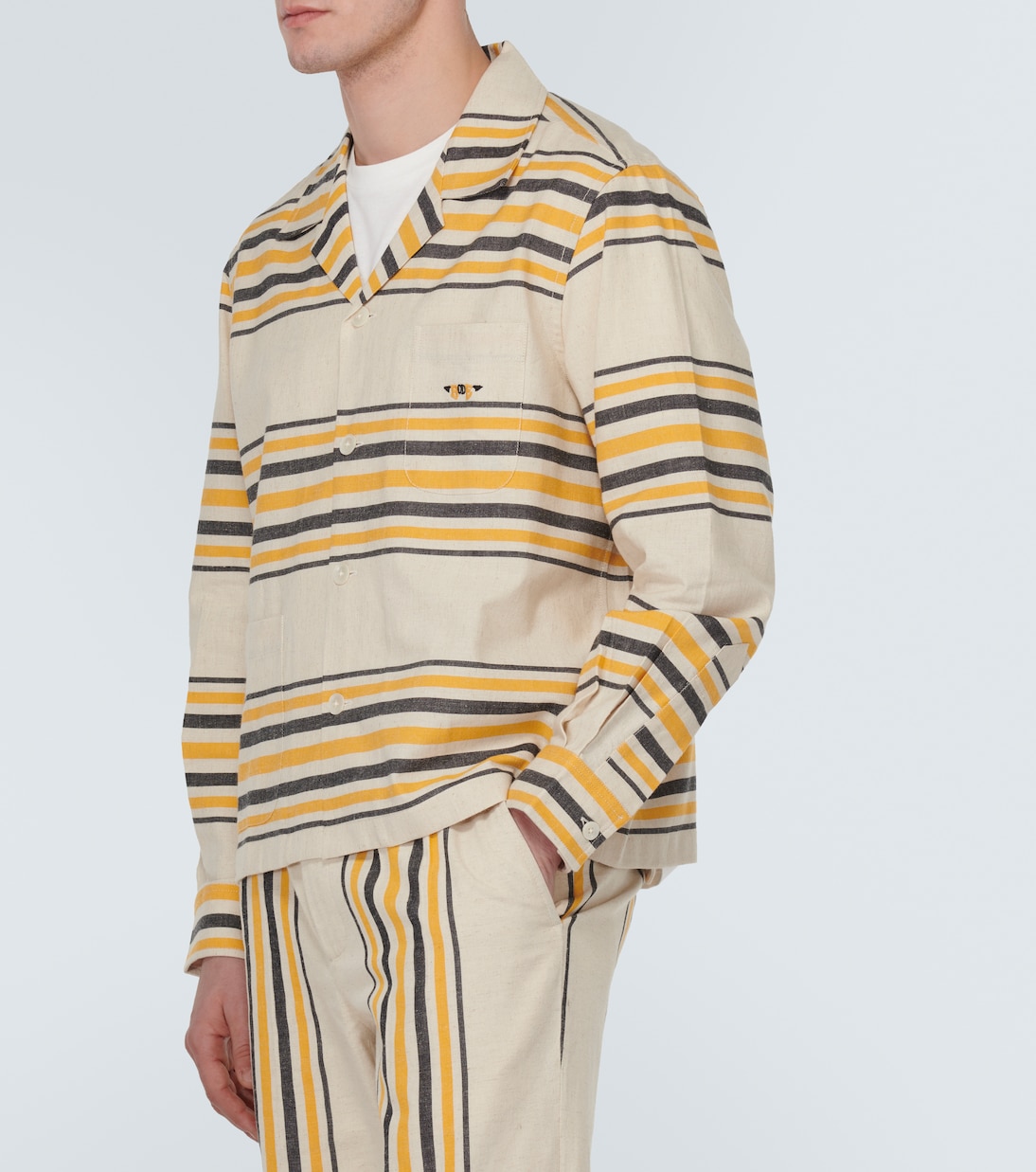 Namesake striped cotton shirt | Bode
