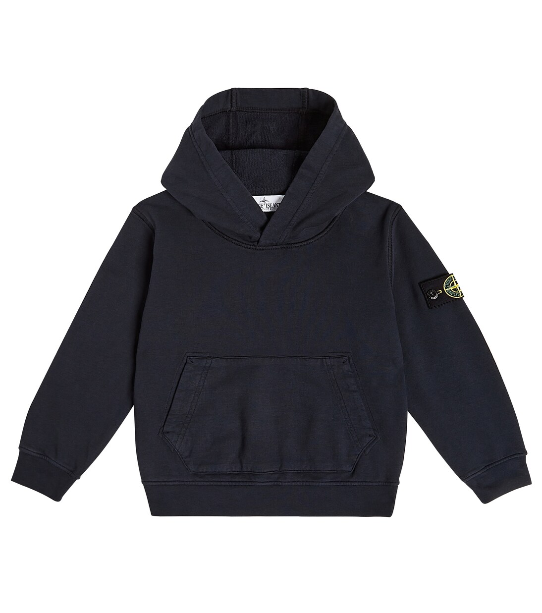 Compass cotton hoodie | Stone Island Junior
