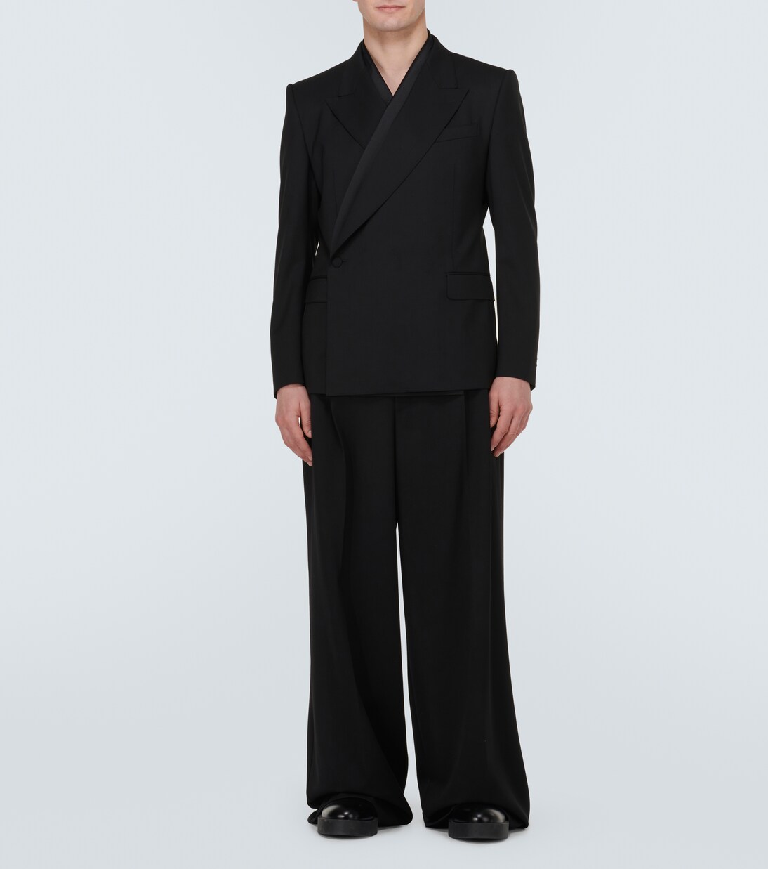 初剪羊毛斜纹裤 | Dolce&Gabbana