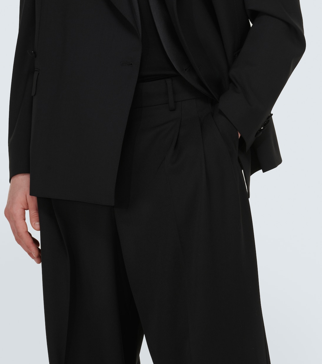 初剪羊毛斜纹裤 | Dolce&Gabbana