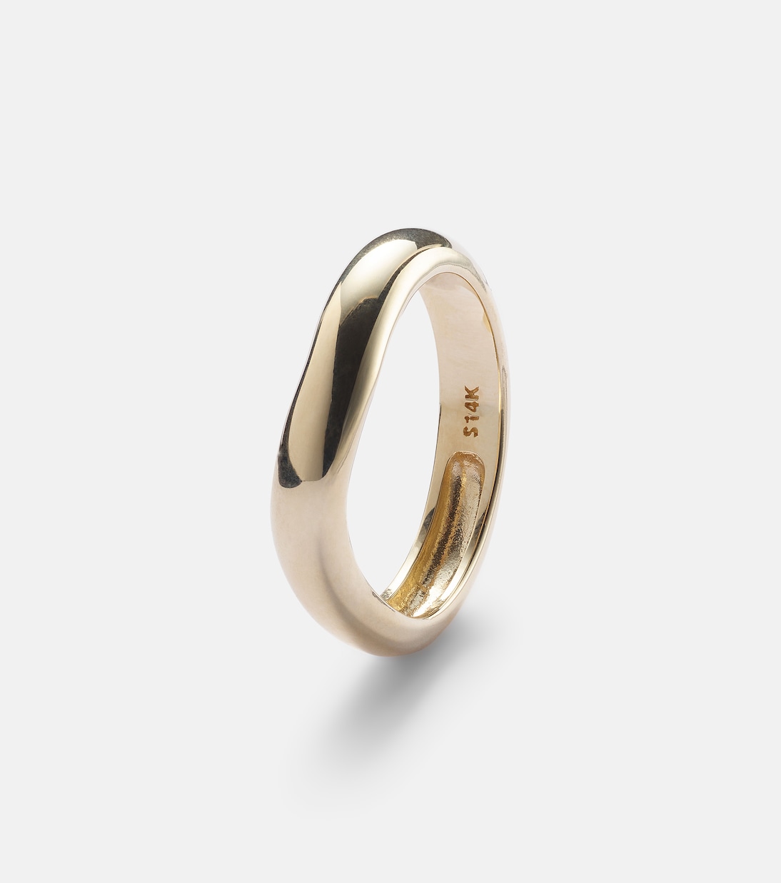 Anello Bold Merge in oro 14kt  | Stone and Strand