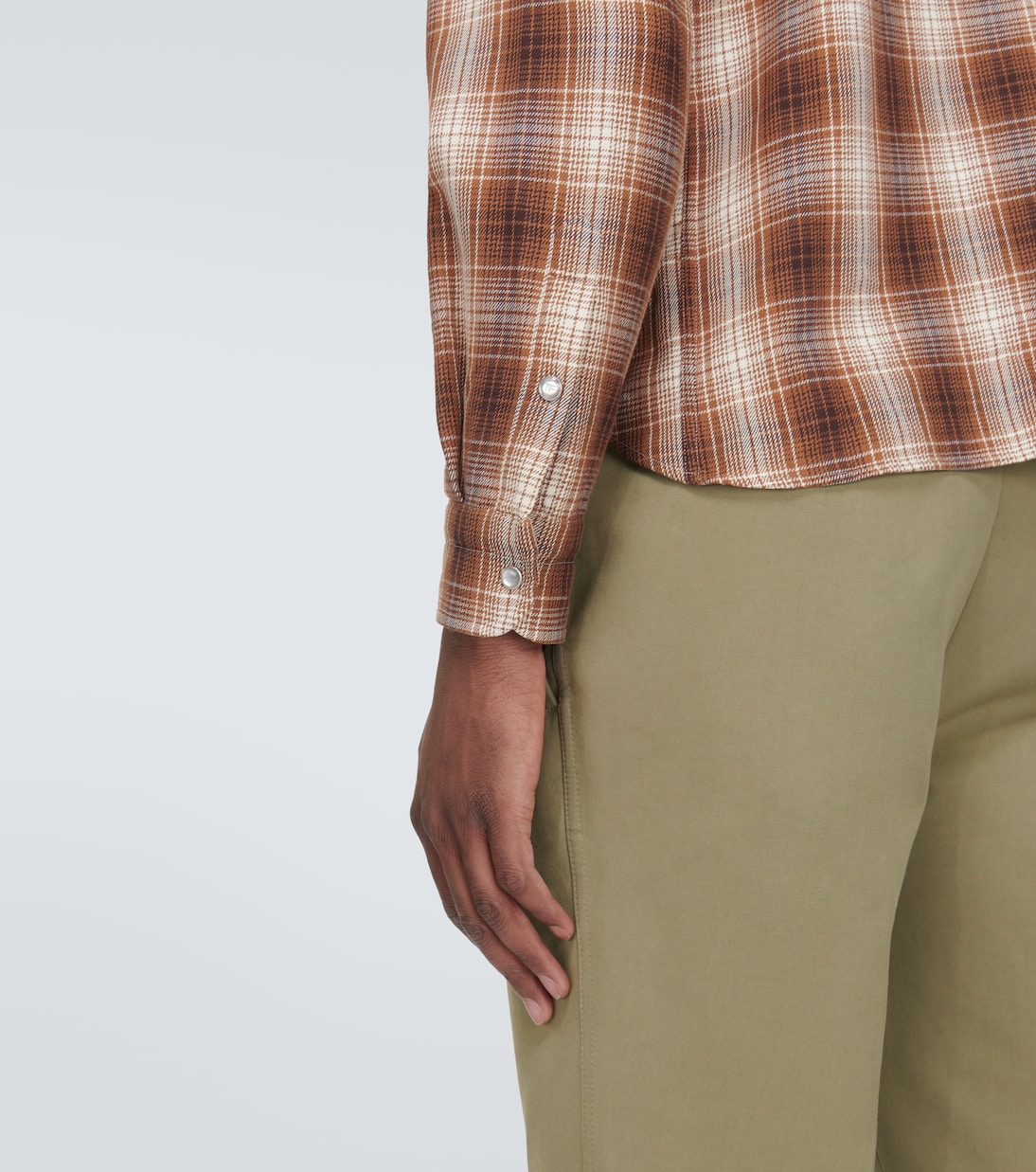 Camicia Western in cotone a quadri | Tom Ford