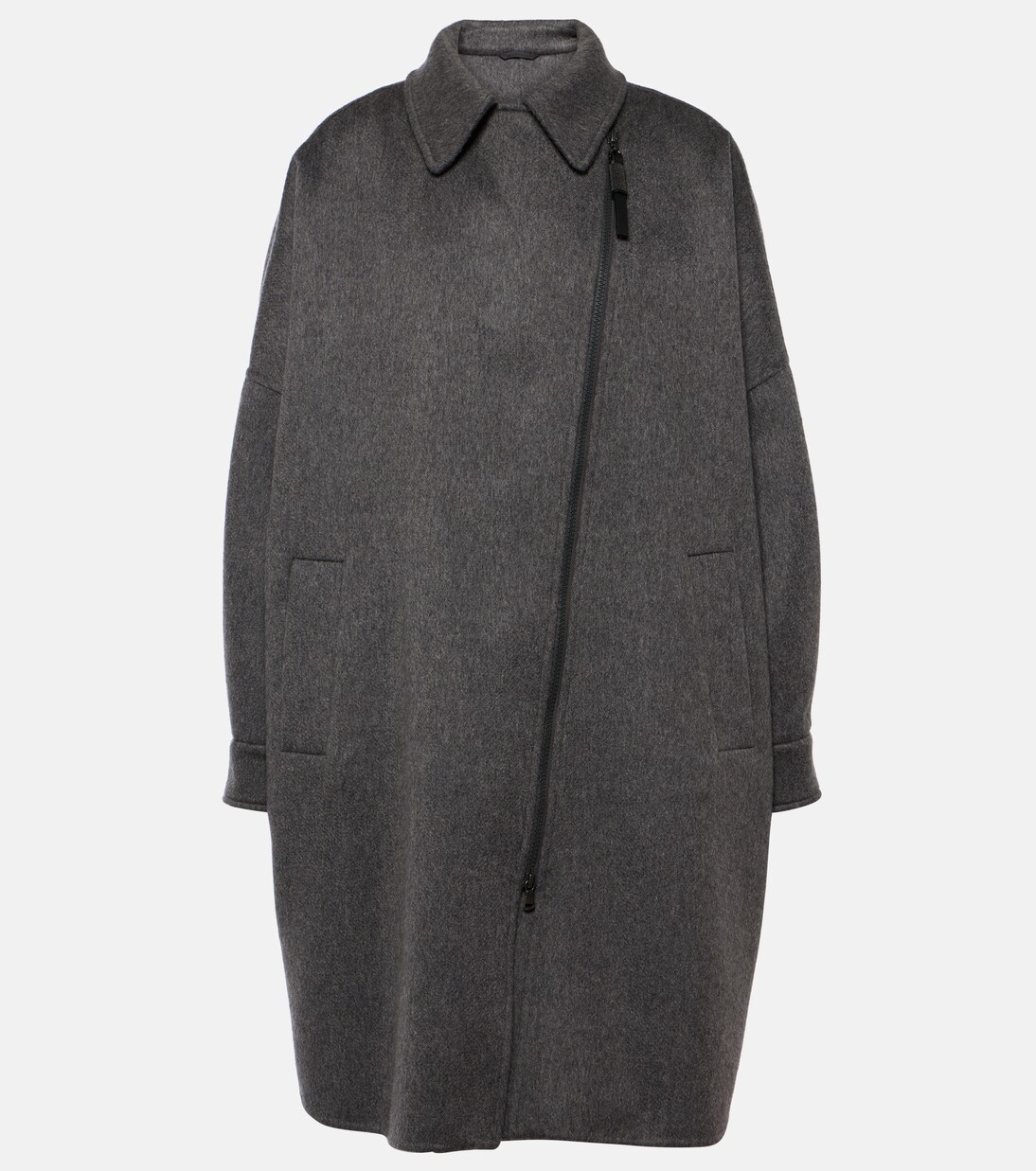 Oversized cashmere car coat | Brunello Cucinelli