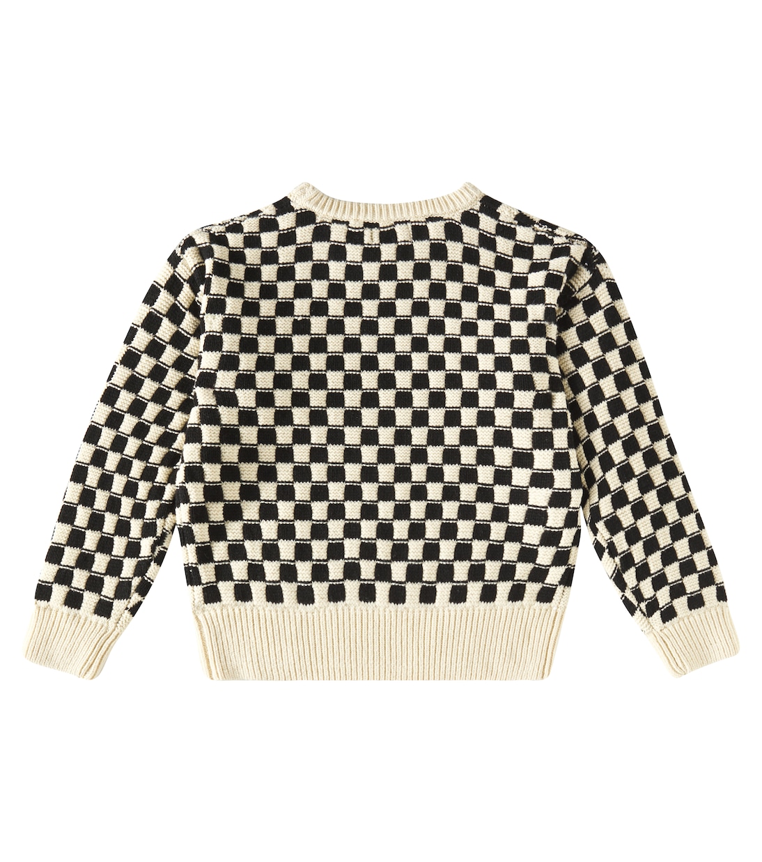 Pull en coton mélangé à carreaux | Rylee + Cru