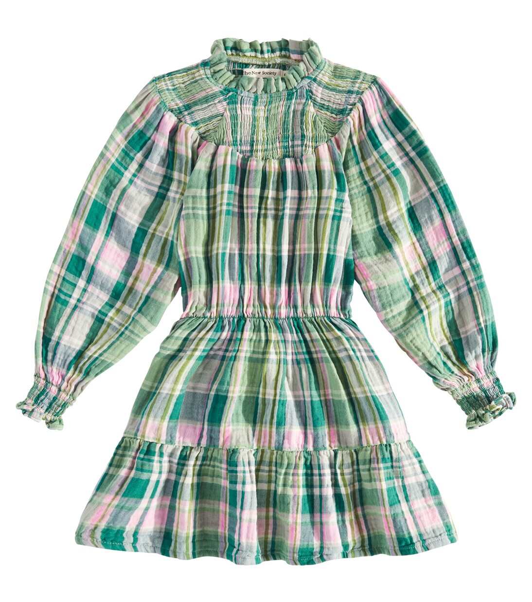 Robe Greenland en coton à carreaux | The New Society