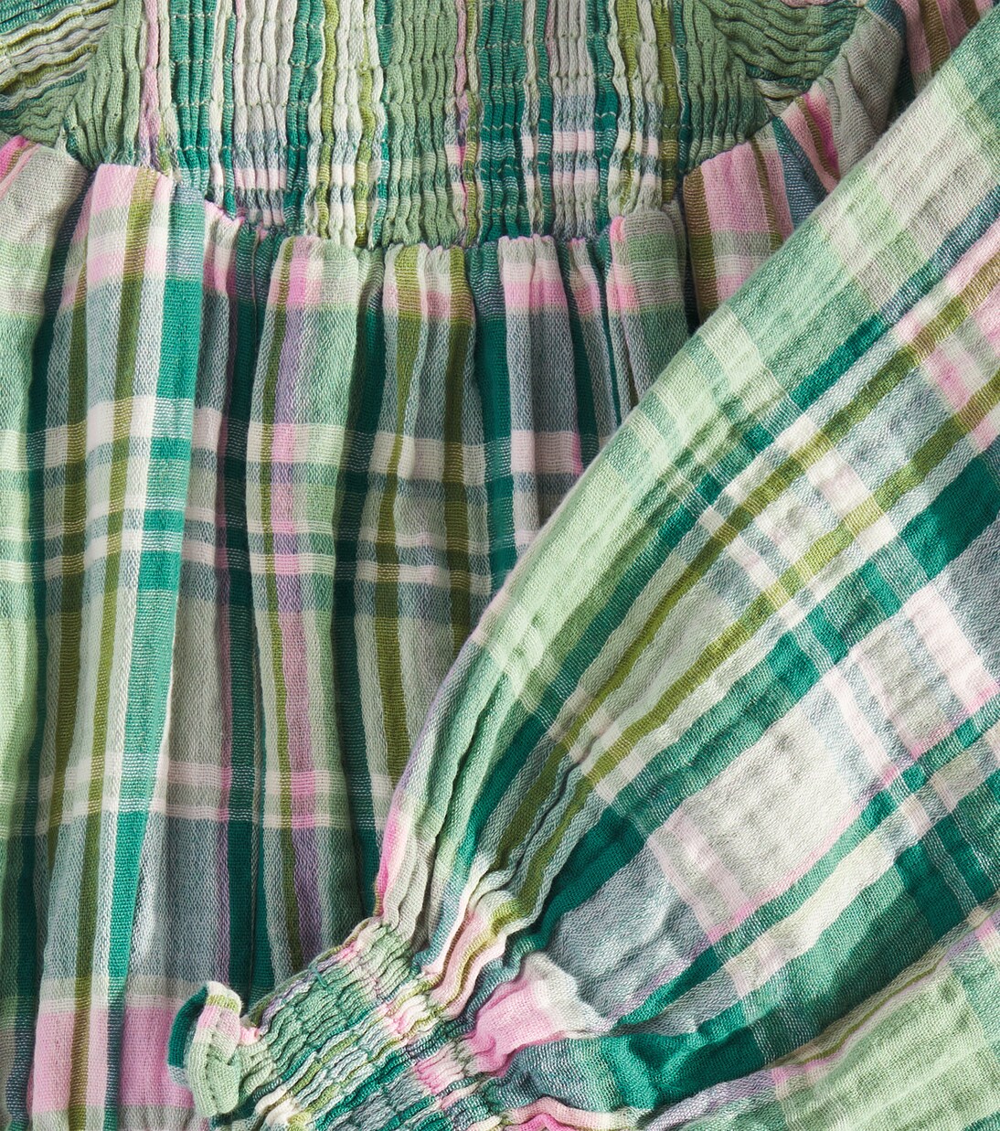 Robe Greenland en coton à carreaux | The New Society