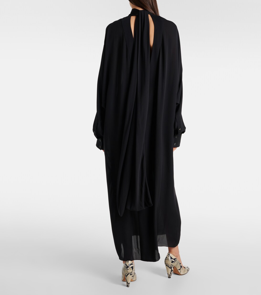 Robe longue Lexi en soie | Khaite