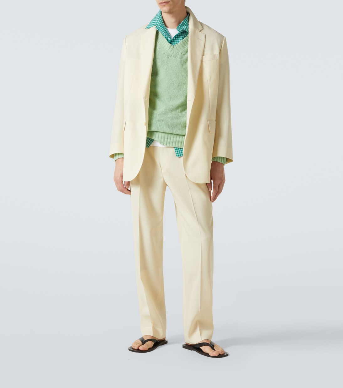 Wool and mohair blazer | Auralee