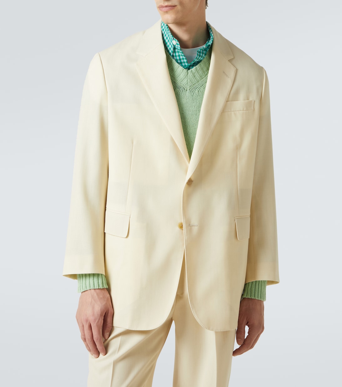 Wool and mohair blazer | Auralee