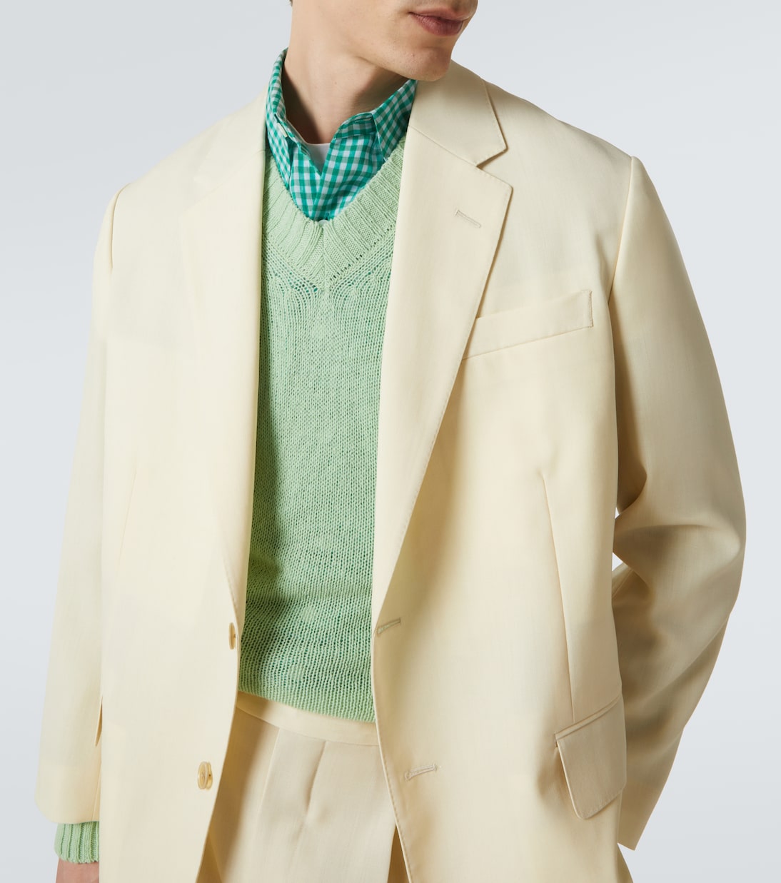 Wool and mohair blazer | Auralee