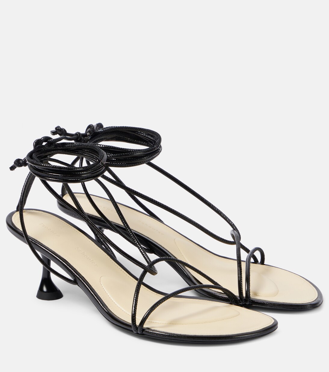 Sandales Tee Ankle 60 en cuir | Proenza Schouler