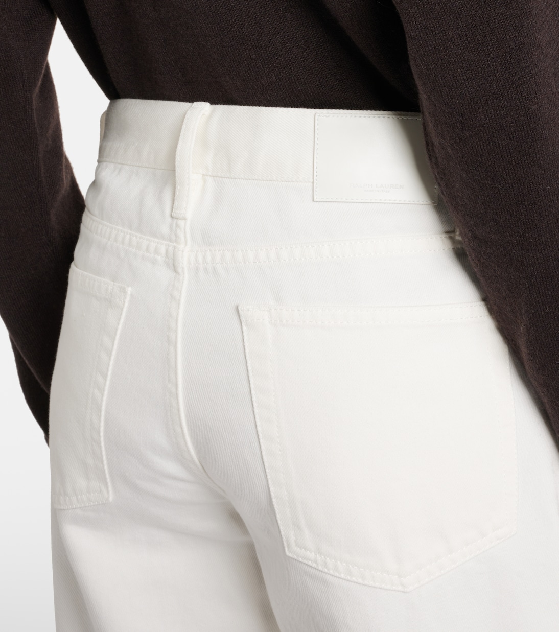 Mid-rise wide-leg jeans | Ralph Lauren Collection