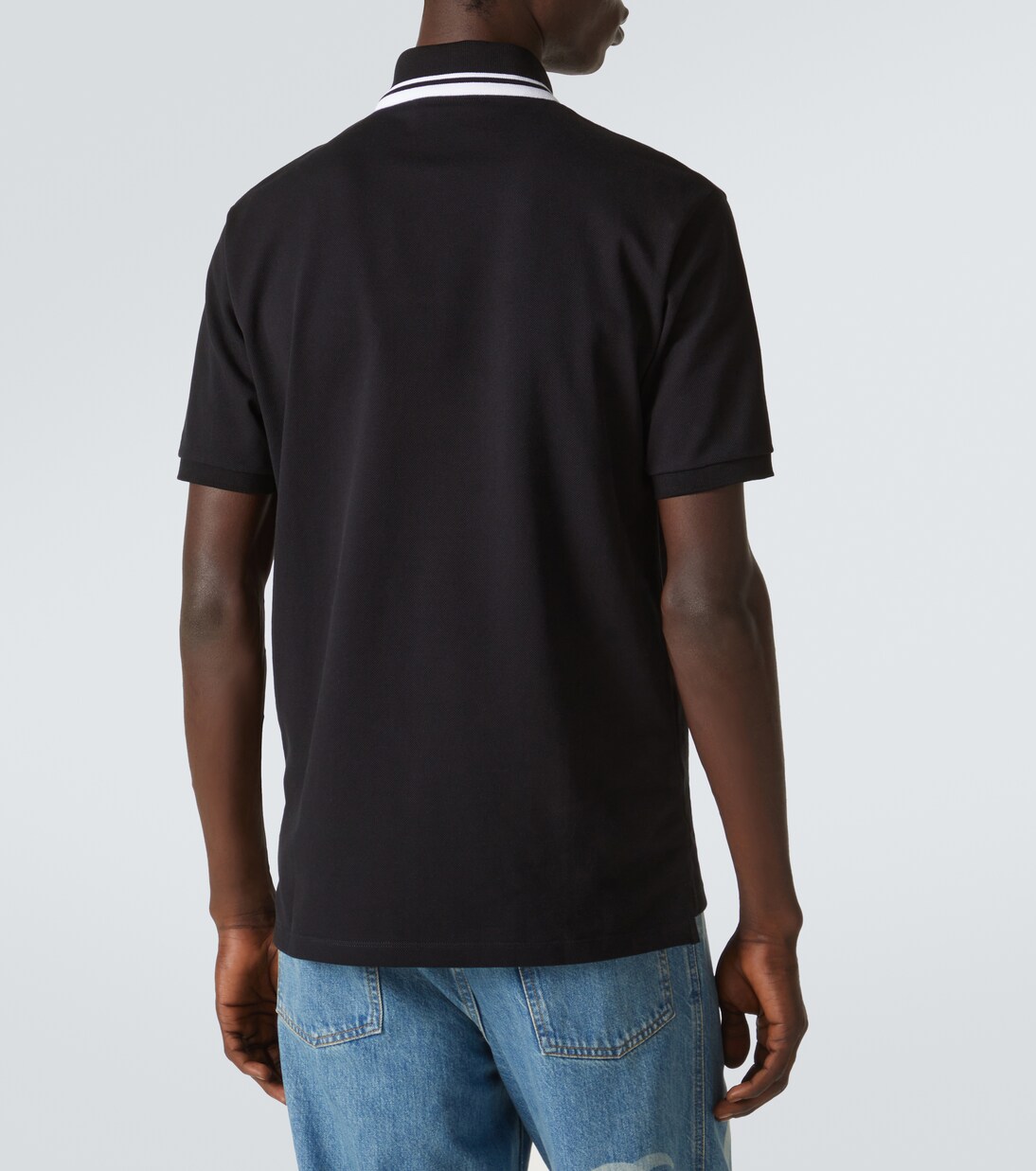 GG Web cotton-blend polo shirt | Gucci
