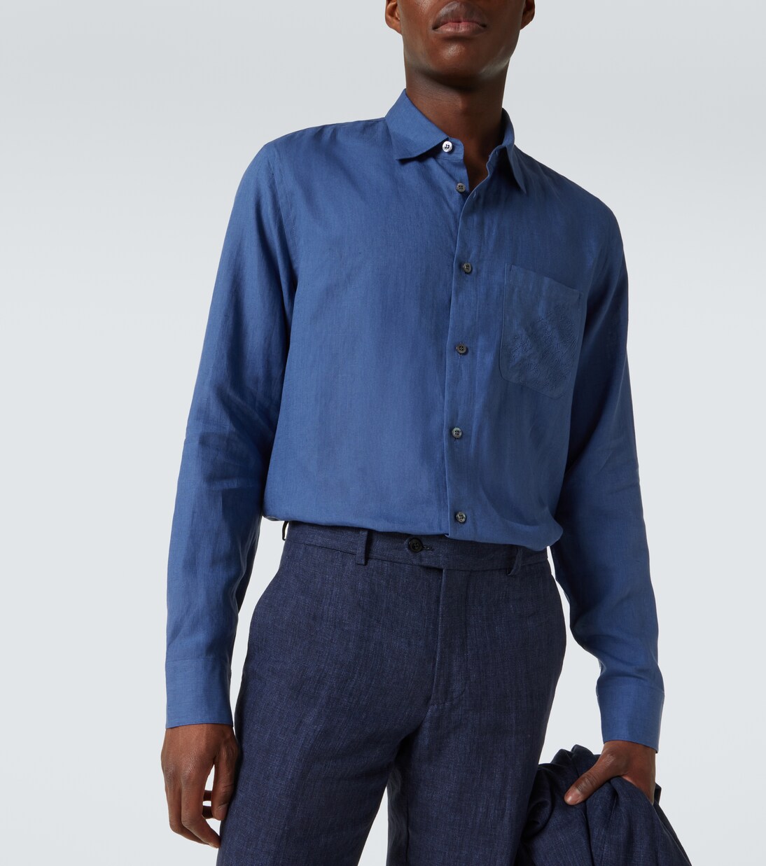 Hemd Scritto aus Leinen | Berluti