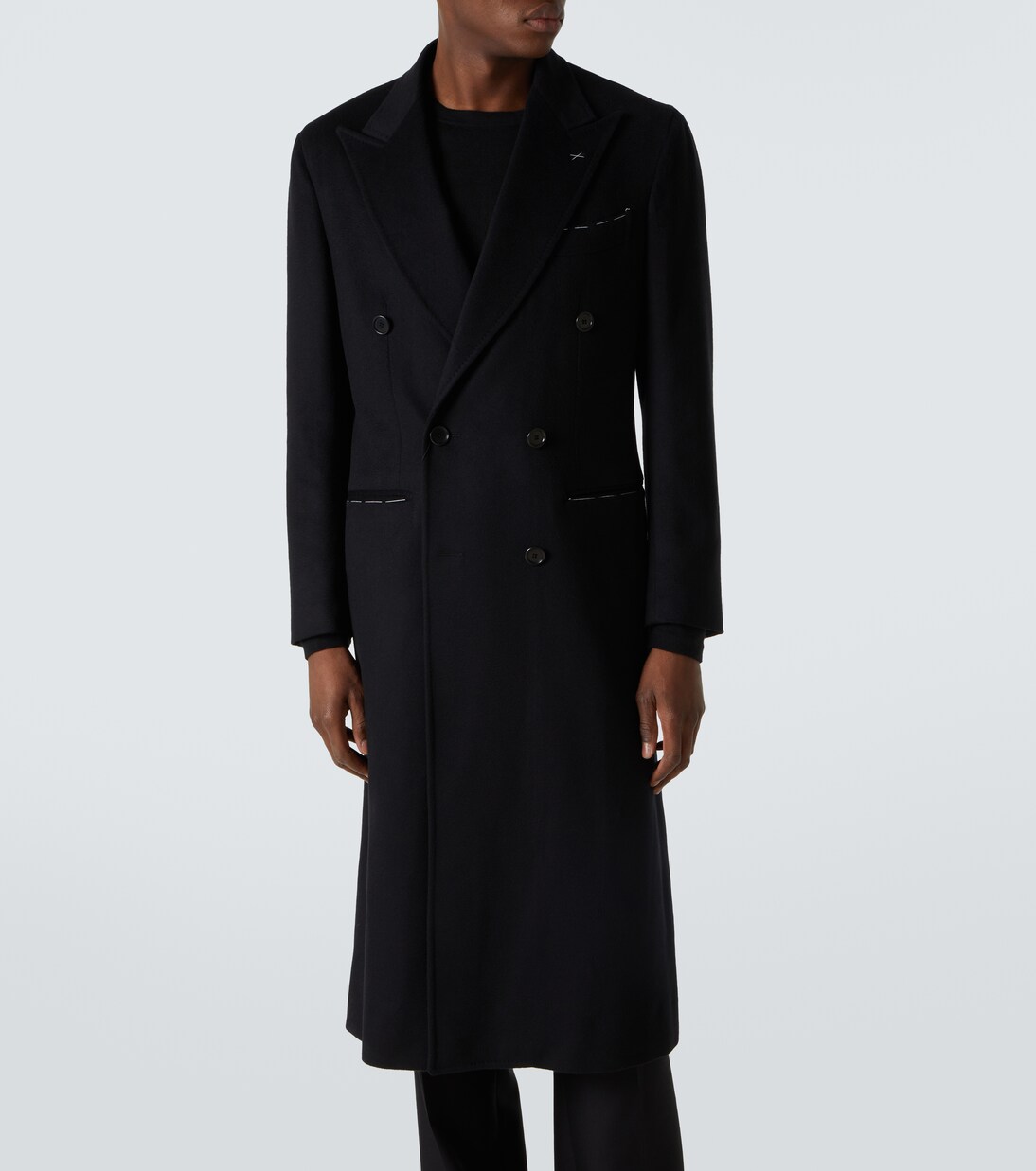 Wool and cashmere overcoat | Saman Amel