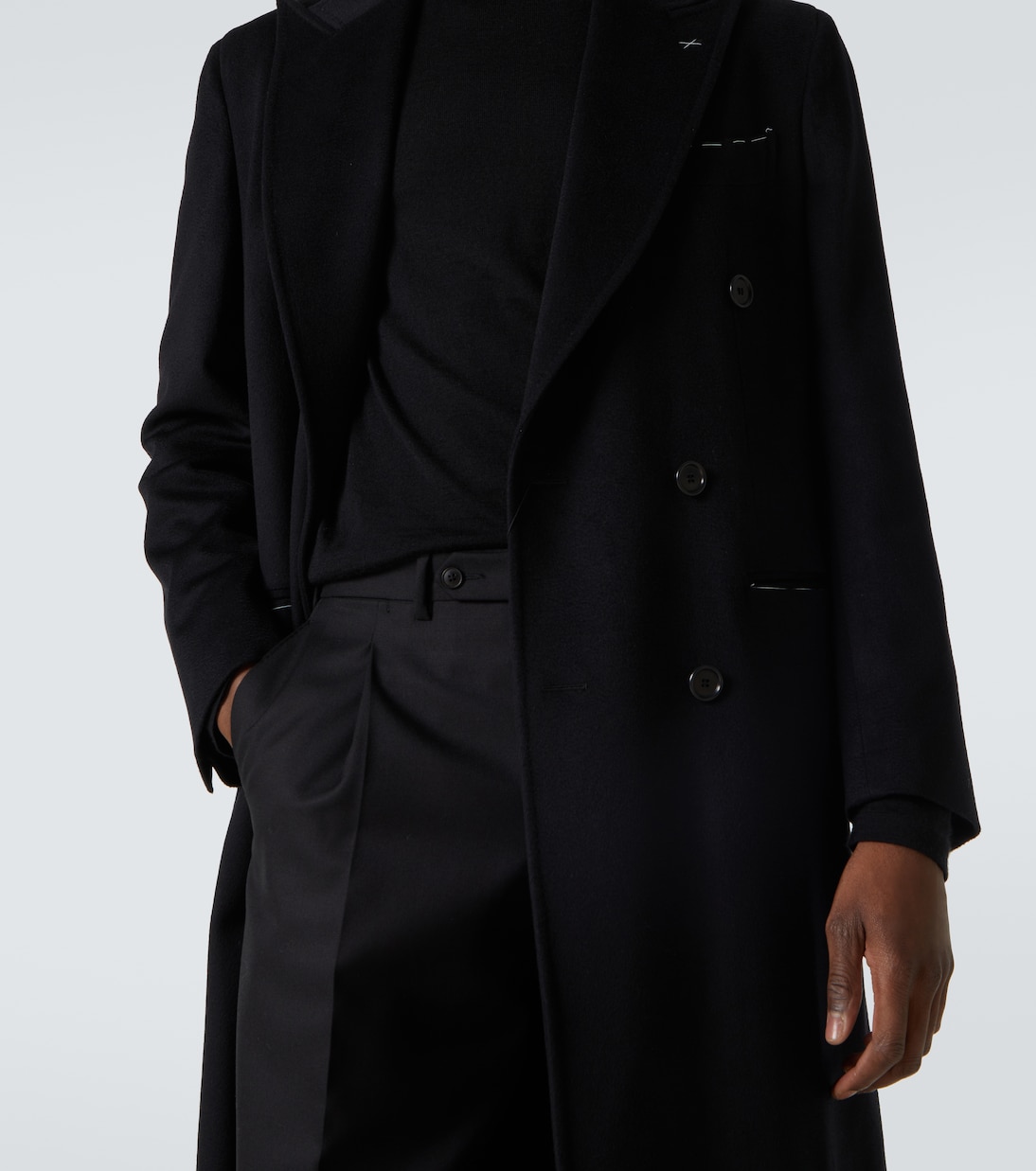 Wool and cashmere overcoat | Saman Amel