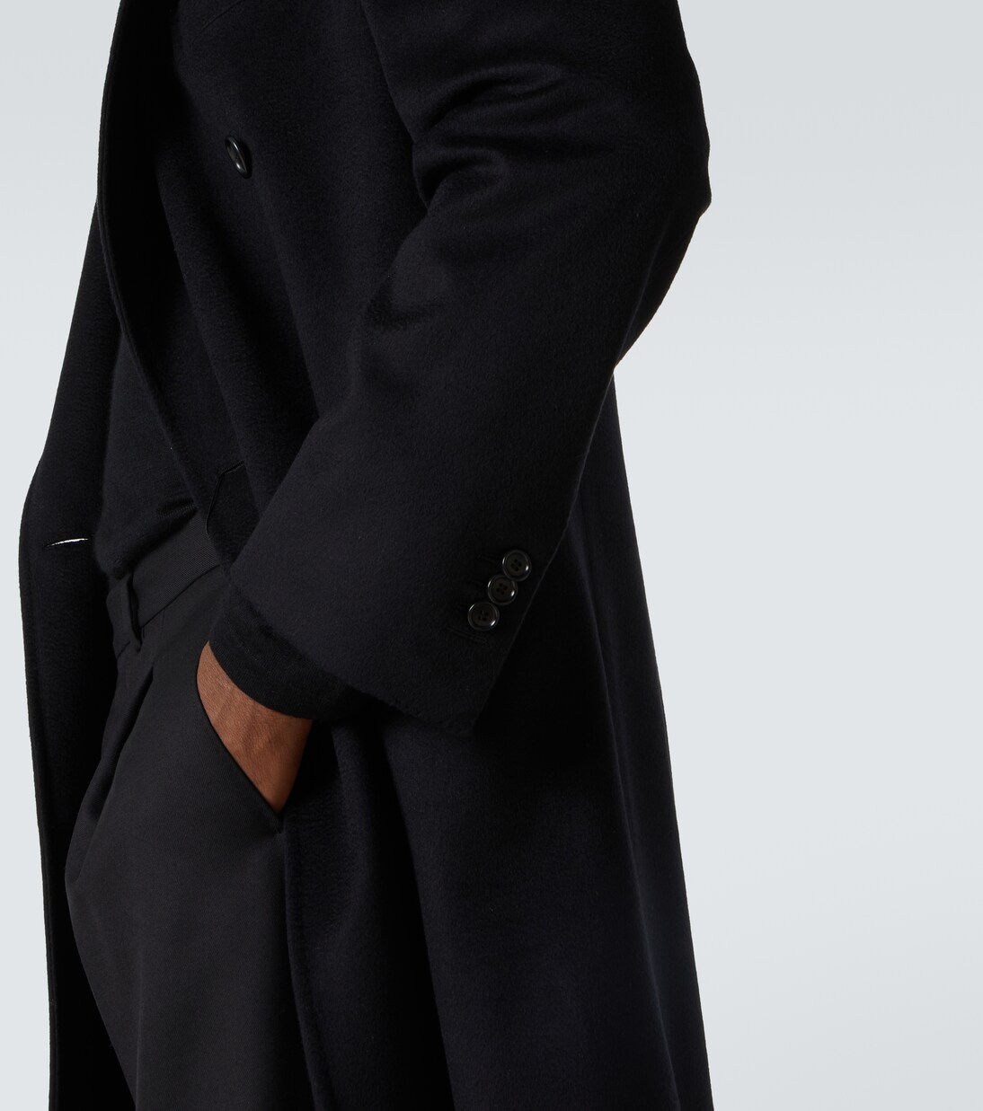 Wool and cashmere overcoat | Saman Amel