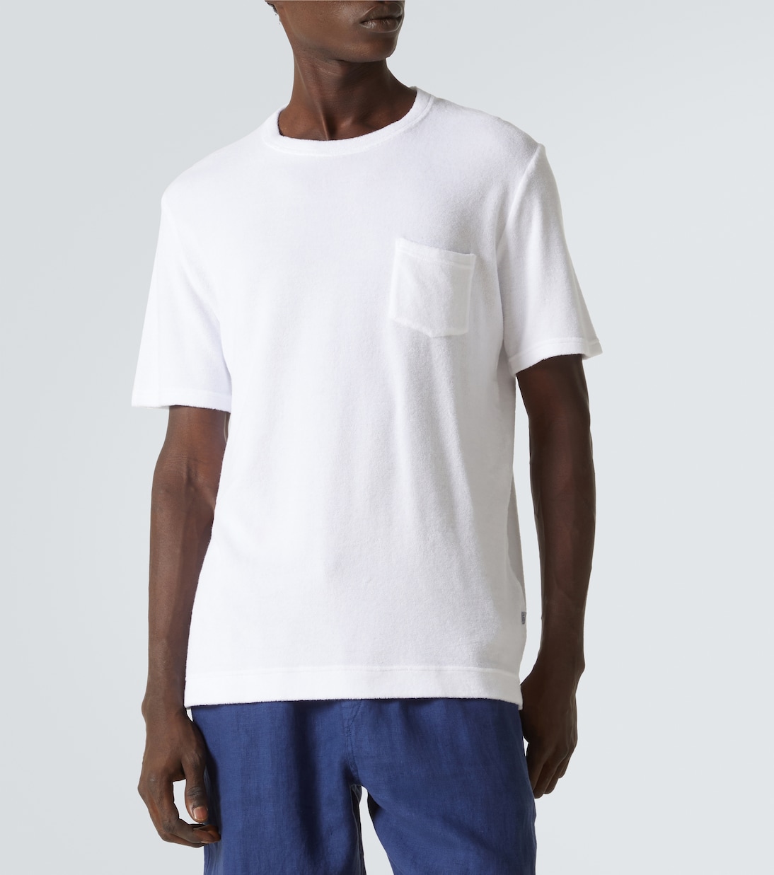 T-Shirt aus Baumwollfrottee | Fedeli