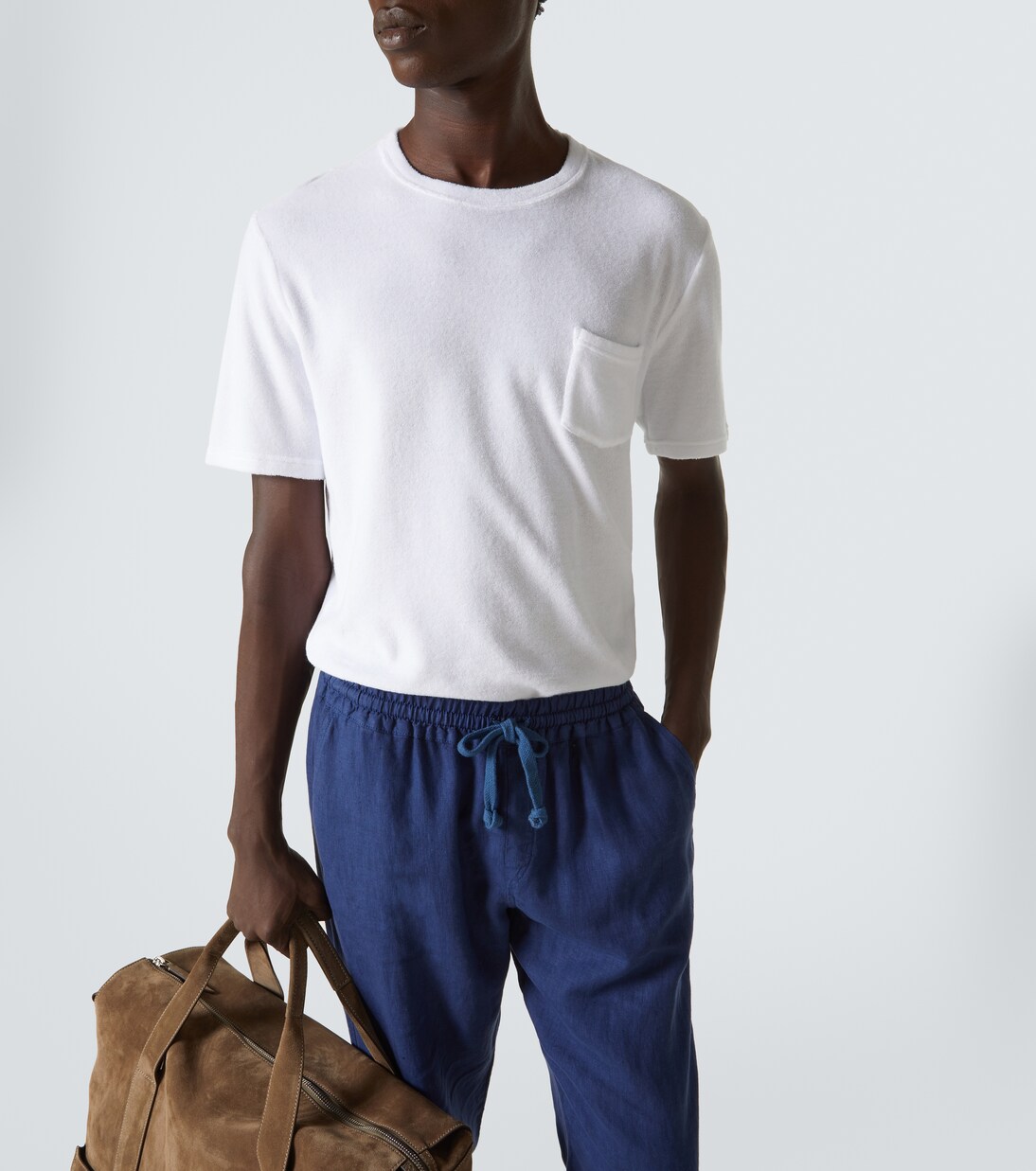 T-Shirt aus Baumwollfrottee | Fedeli