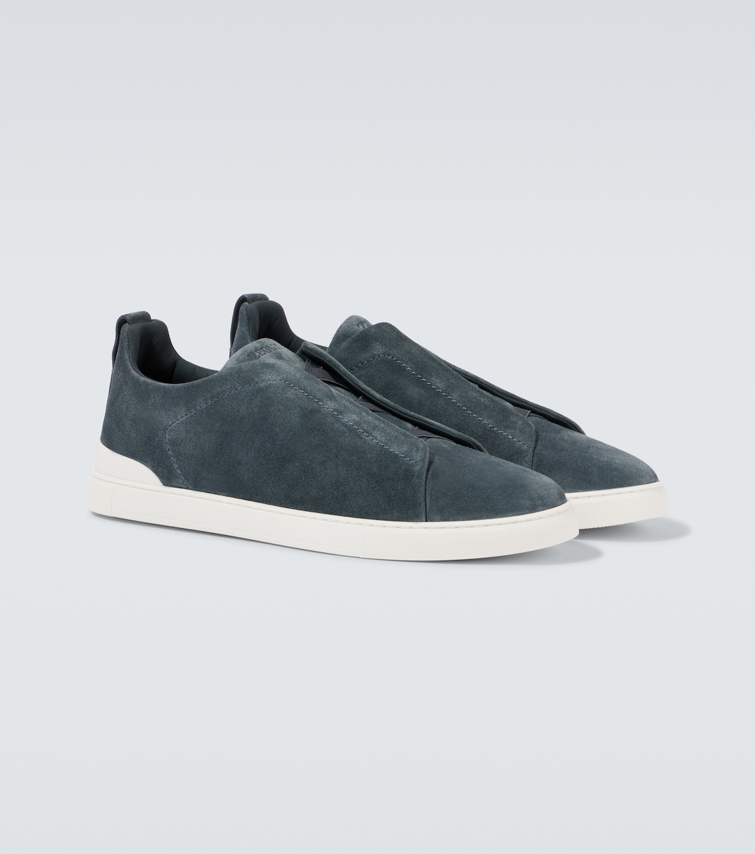 Triple Stitch suede slip-on sneakers | Zegna