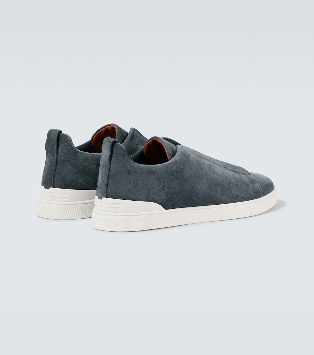 Triple Stitch suede slip-on sneakers | Zegna