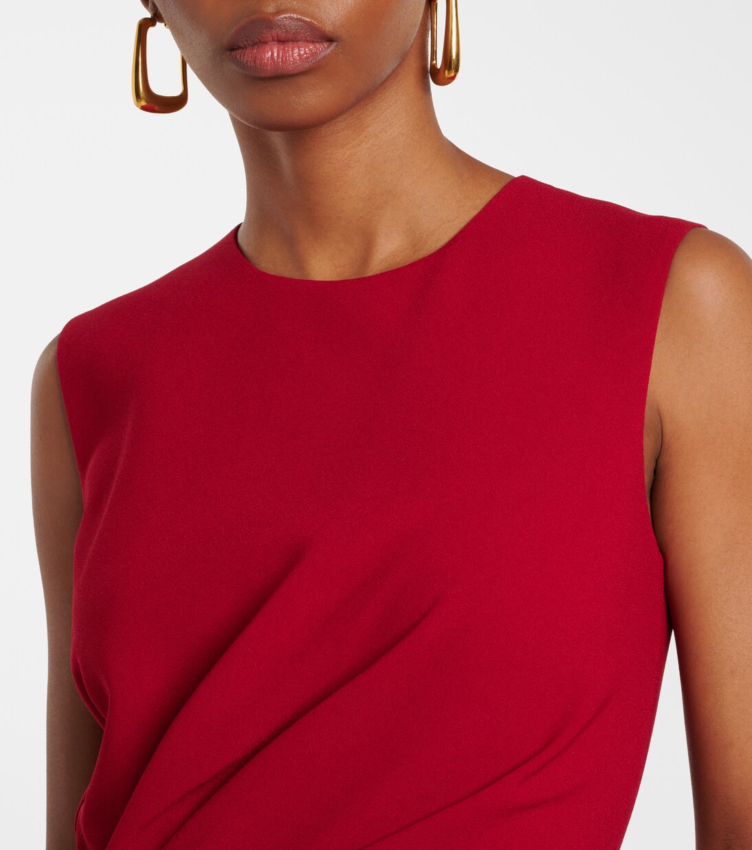 Robe midi Elham en crêpe | Roksanda