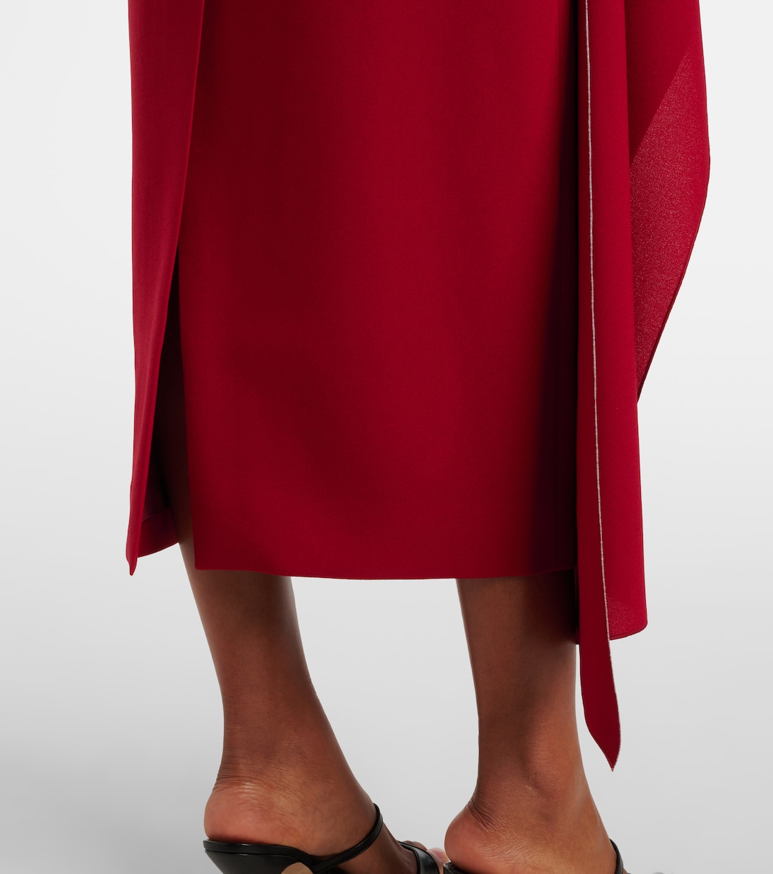 Robe midi Elham en crêpe | Roksanda