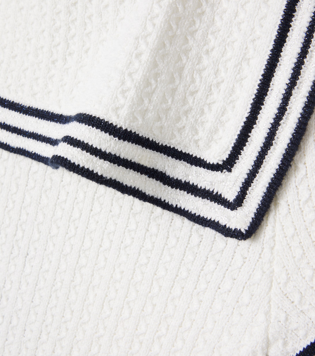 Cable-knit cotton-blend dress | Self-Portrait Kids