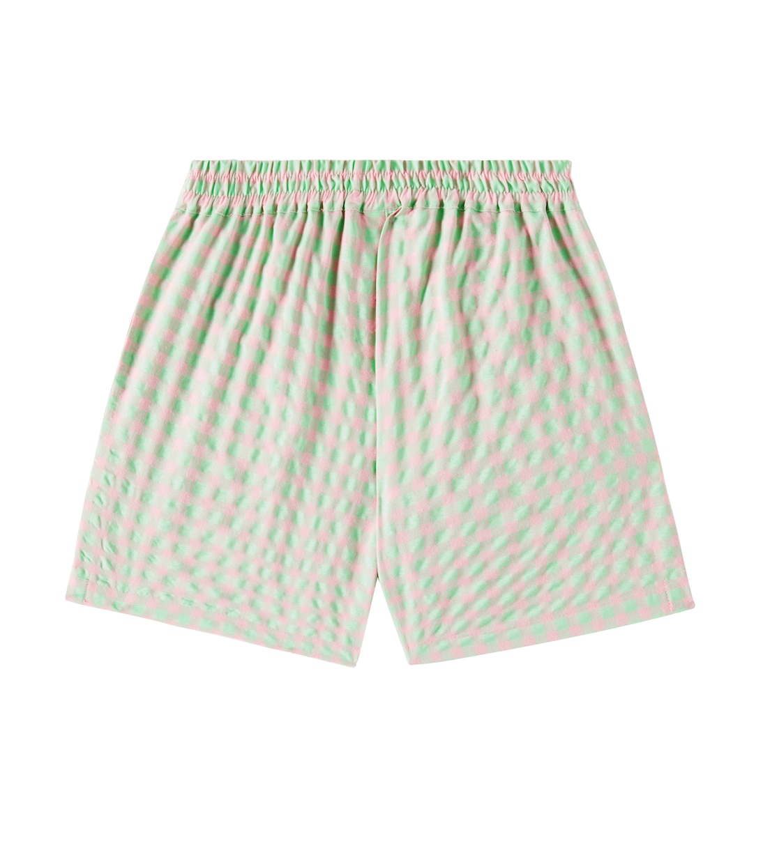 Play checked cotton-blend shorts | Jellymallow