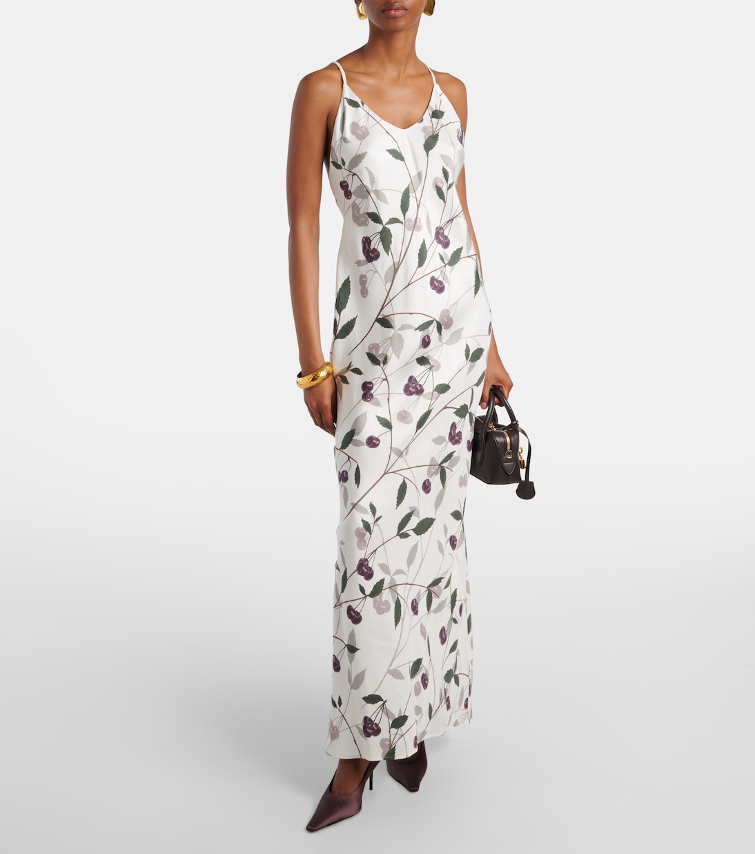 Printed silk maxi dress | Stella McCartney