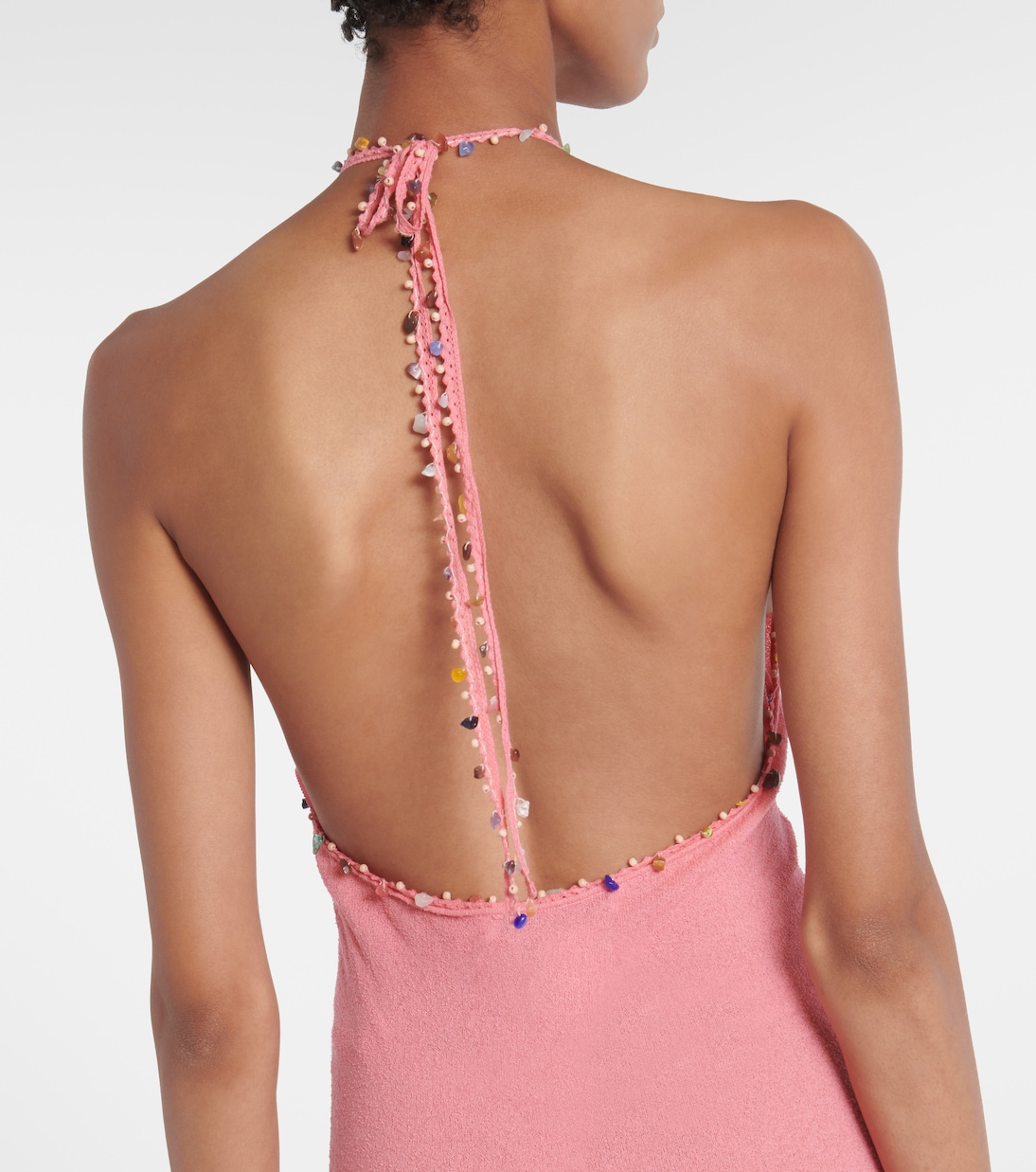 Robe longue Beach Quartz à ornements | Christopher Esber