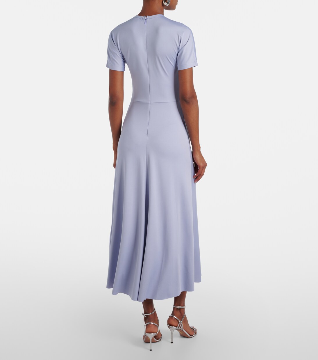 Gathered jersey midi dress | Victoria Beckham