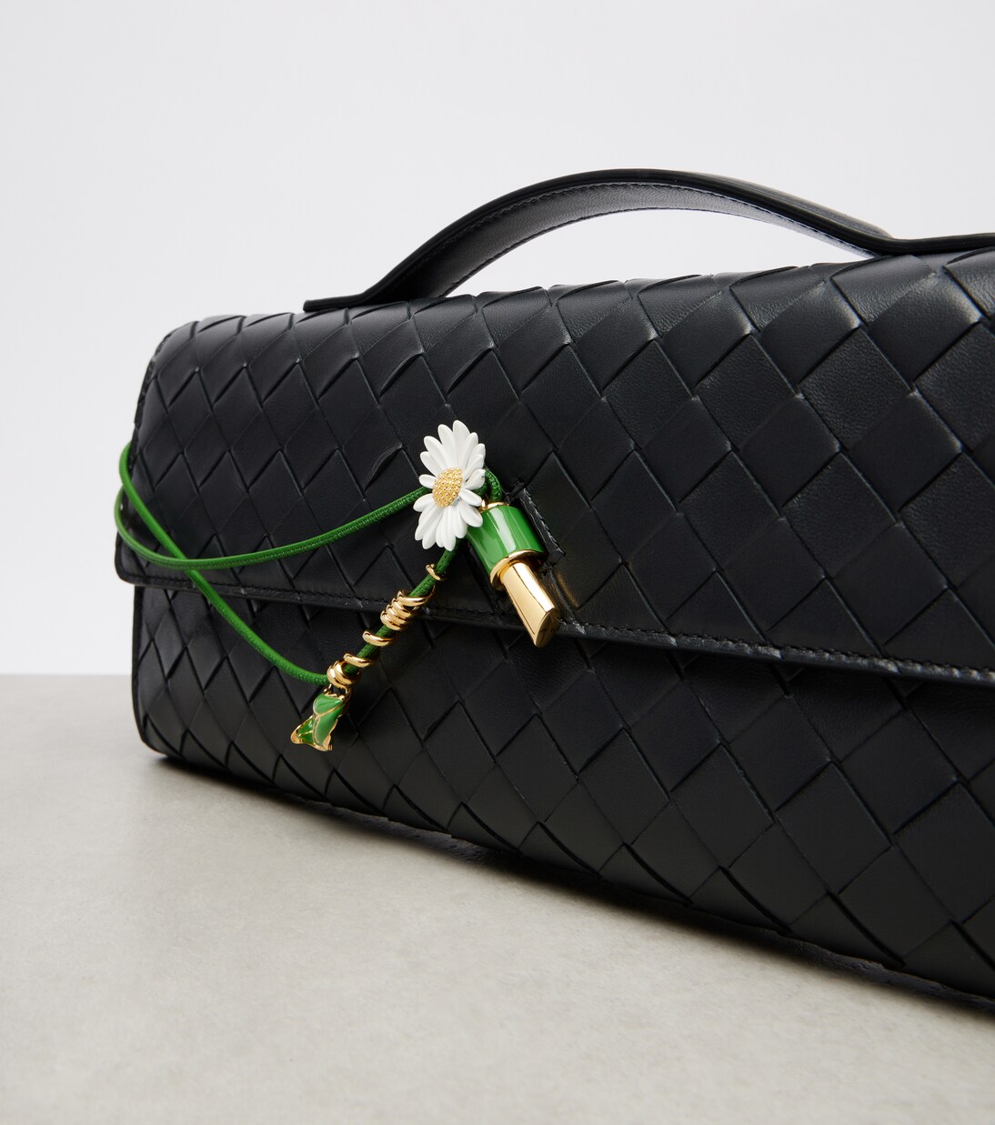 Pochette Andiamo Intrecciato en cuir | Bottega Veneta