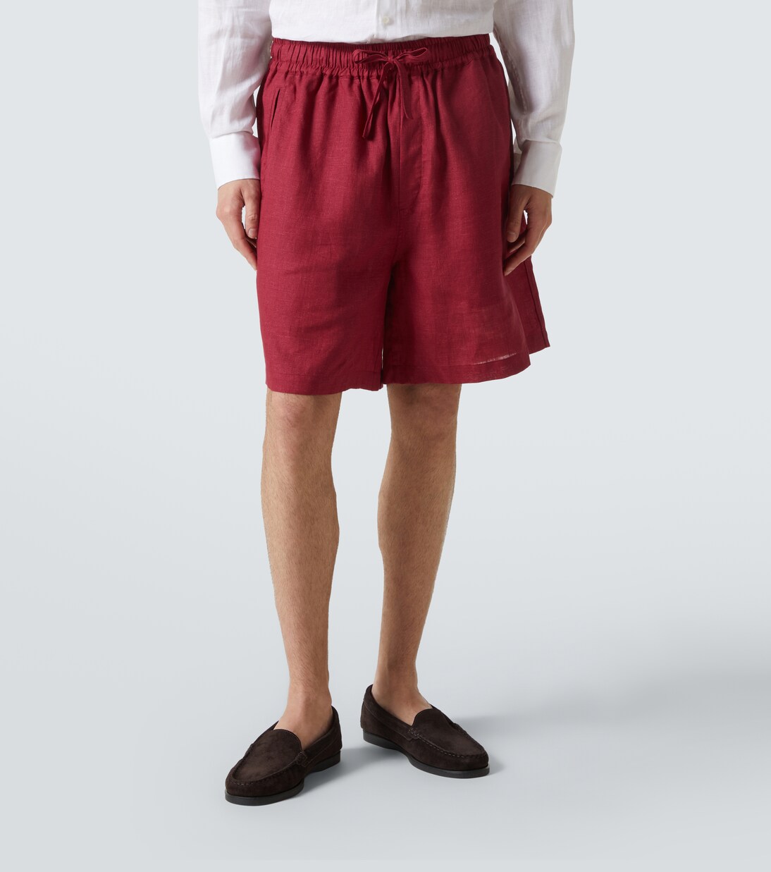 Shorts aus Leinen | Saman Amel