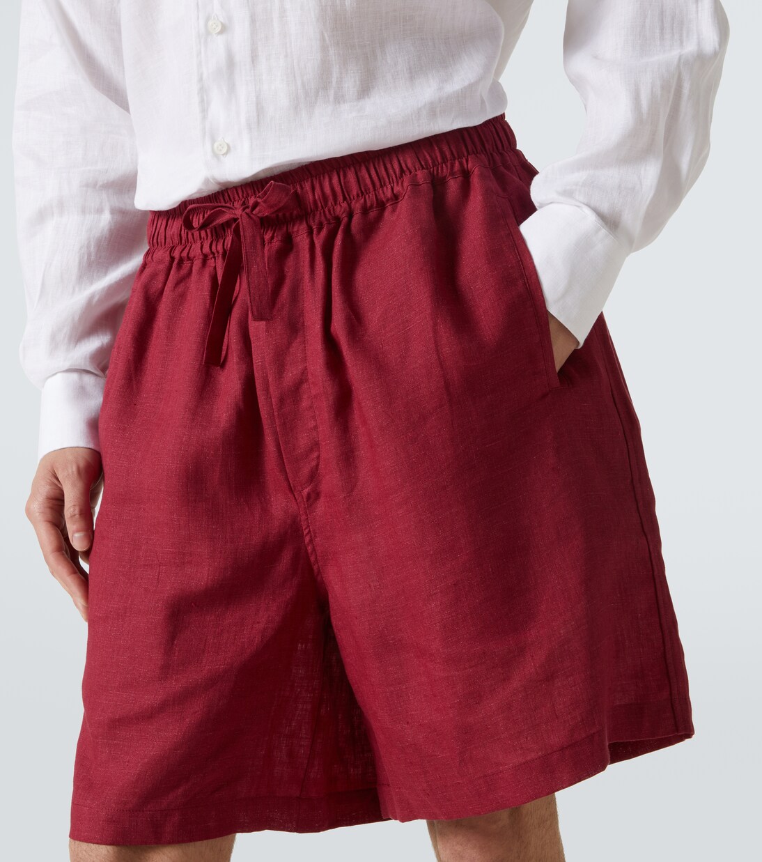 Shorts aus Leinen | Saman Amel