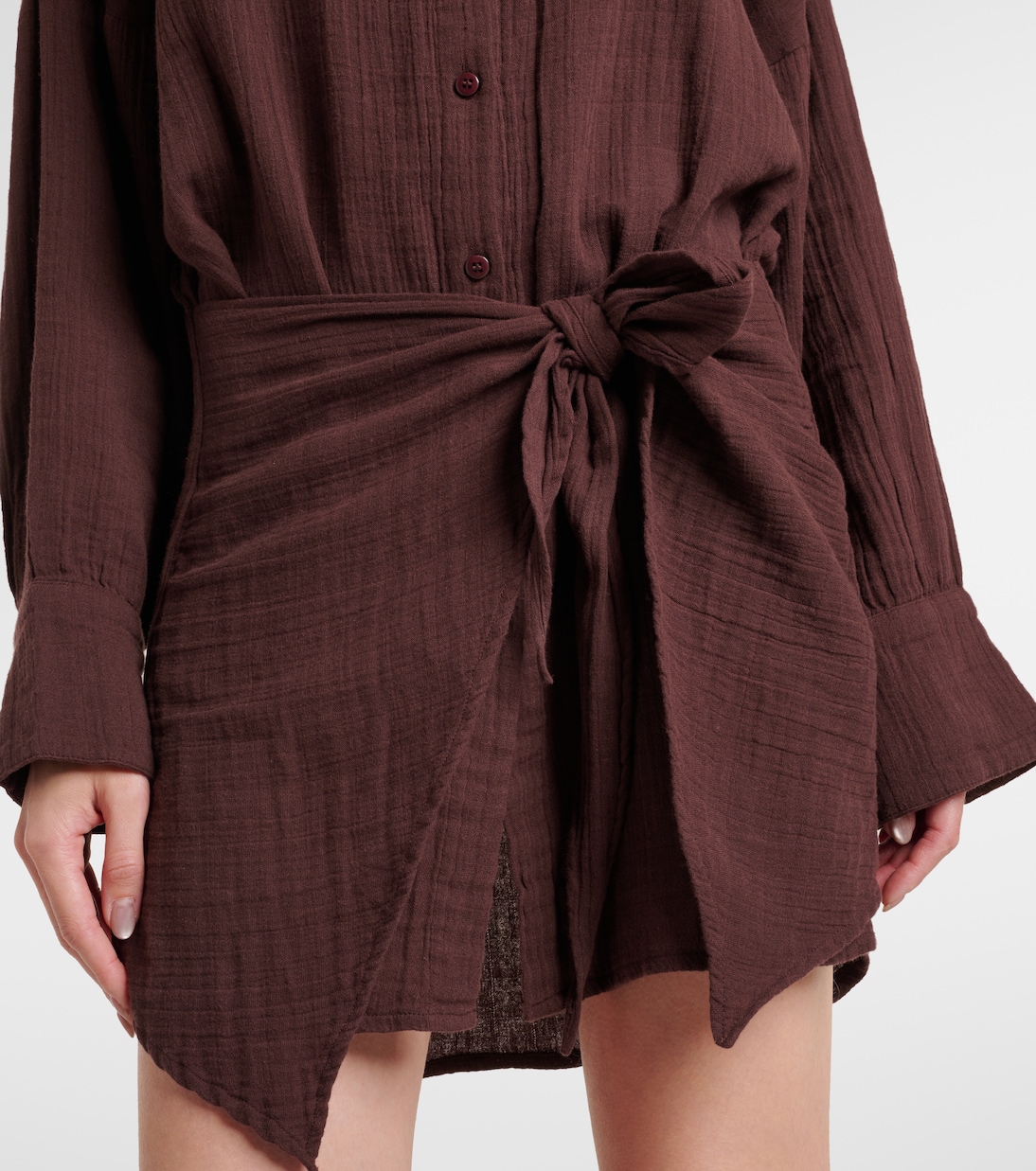 Hemdblusenkleid Sara aus Baumwolle | Melissa Odabash