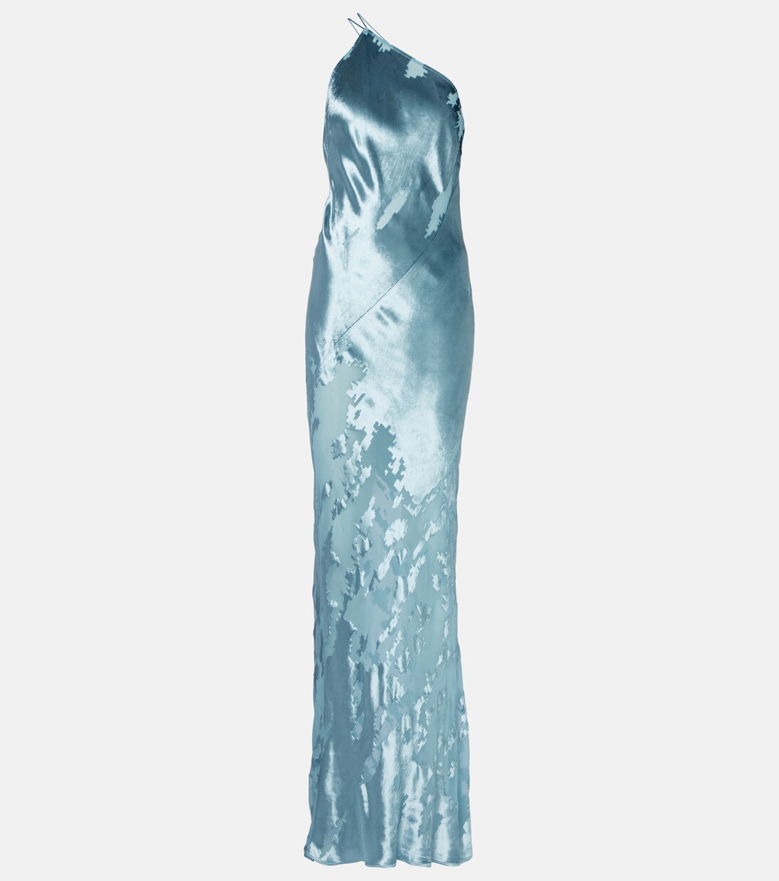 Robe longue asymétrique en velours | The Sei