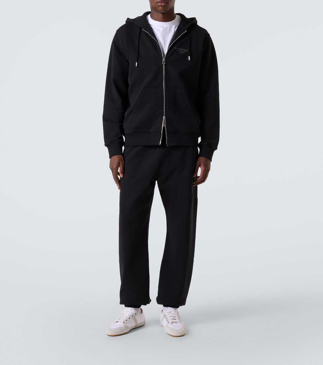 Slim suede-trimmed sneakers | Givenchy