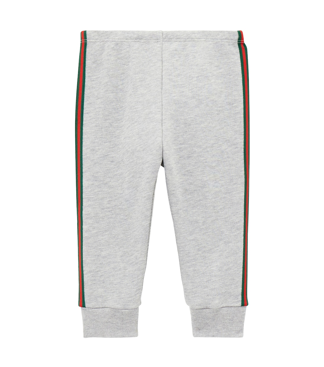 Baby Web Stripe cotton fleece sweatpants | Gucci Kids