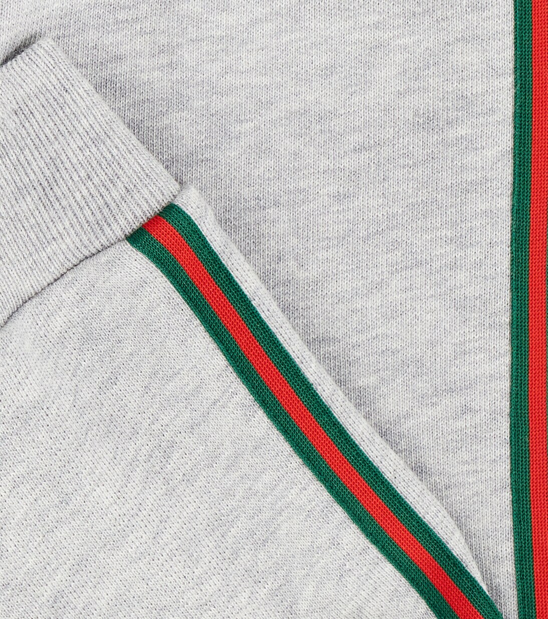 Baby Web Stripe cotton fleece sweatpants | Gucci Kids