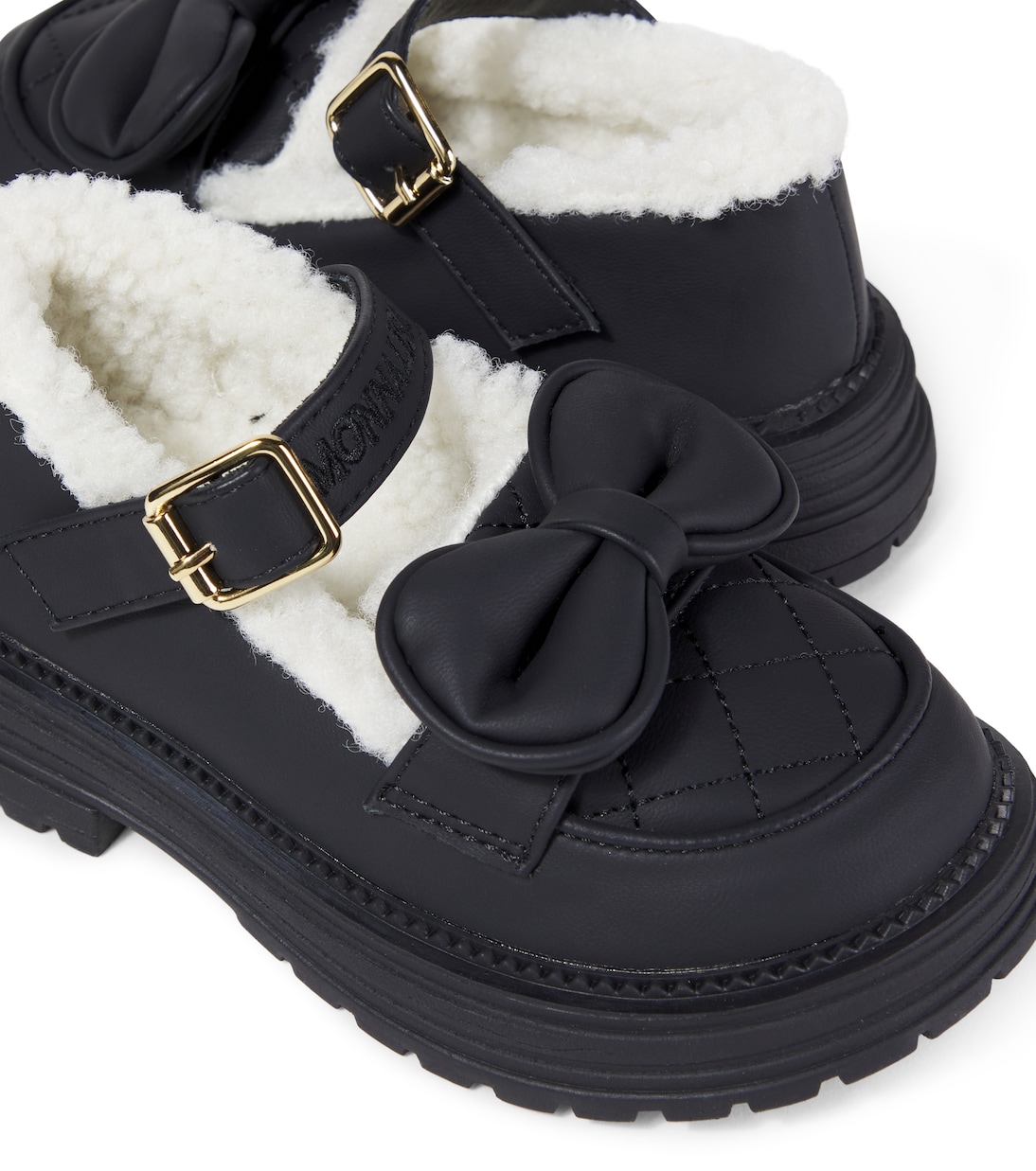 Bow-detail Mary Jane flats | Monnalisa